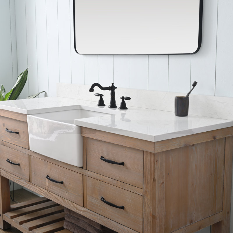 Greyleigh™ Mexborough 60'' Freestanding Single Bathroom Vanity with